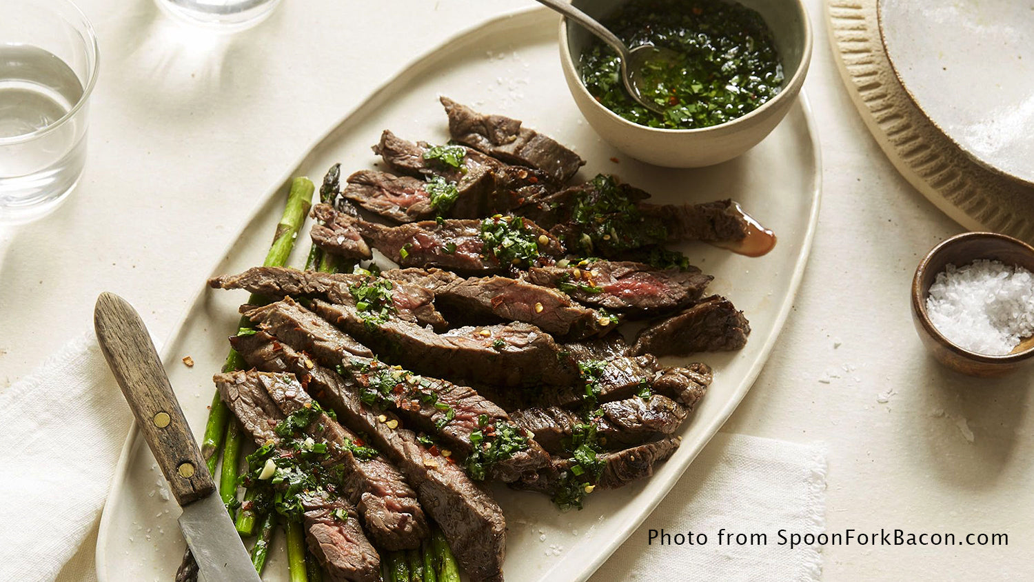 Grilled Carne Asada (Skirt Steak) with Chimichurri Sauce Hammertown
