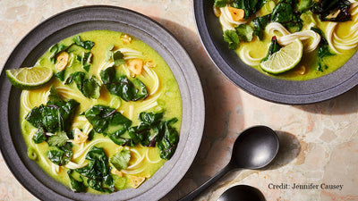 Restorative Ginger-and-Turmeric Noodle Soup (from Food & Wine)