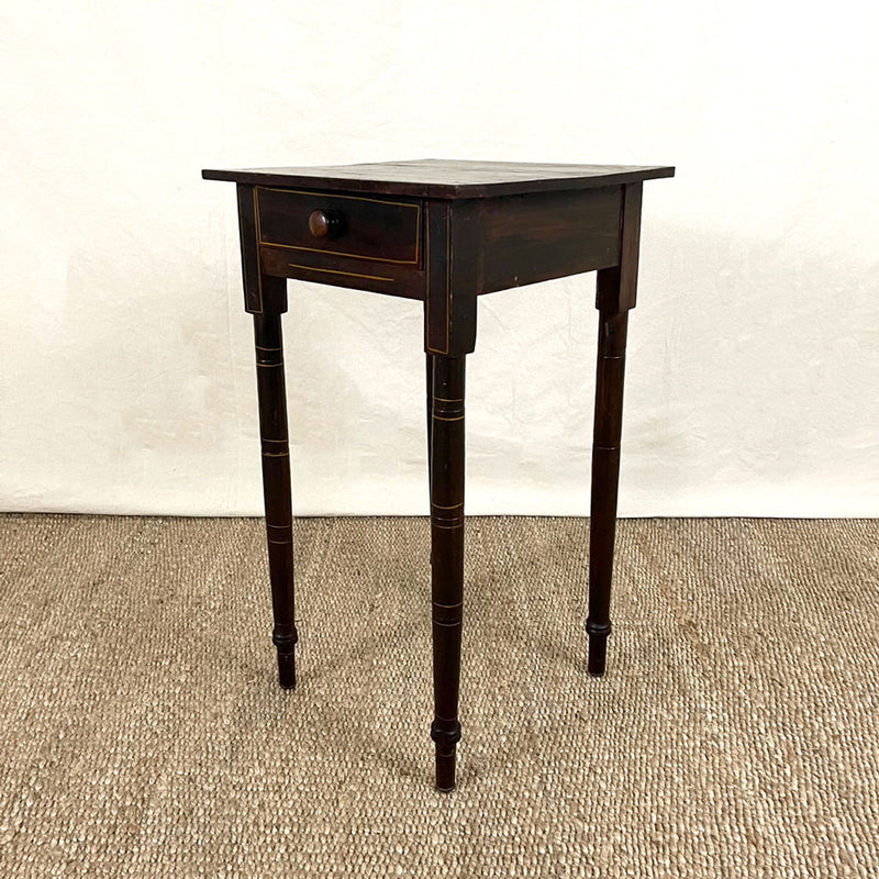 Antique Hitchcock One Drawer Stand C. 1840