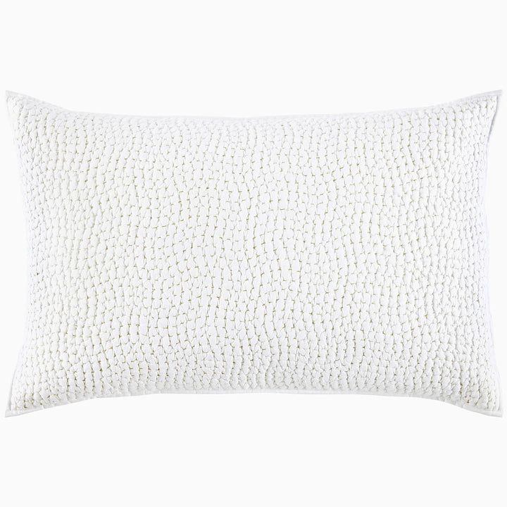 Hand Stitched Sand Standard Sham by John Robshaw