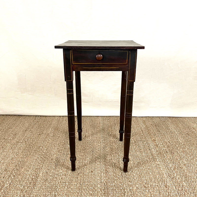 Antique Hitchcock One Drawer Stand C. 1840
