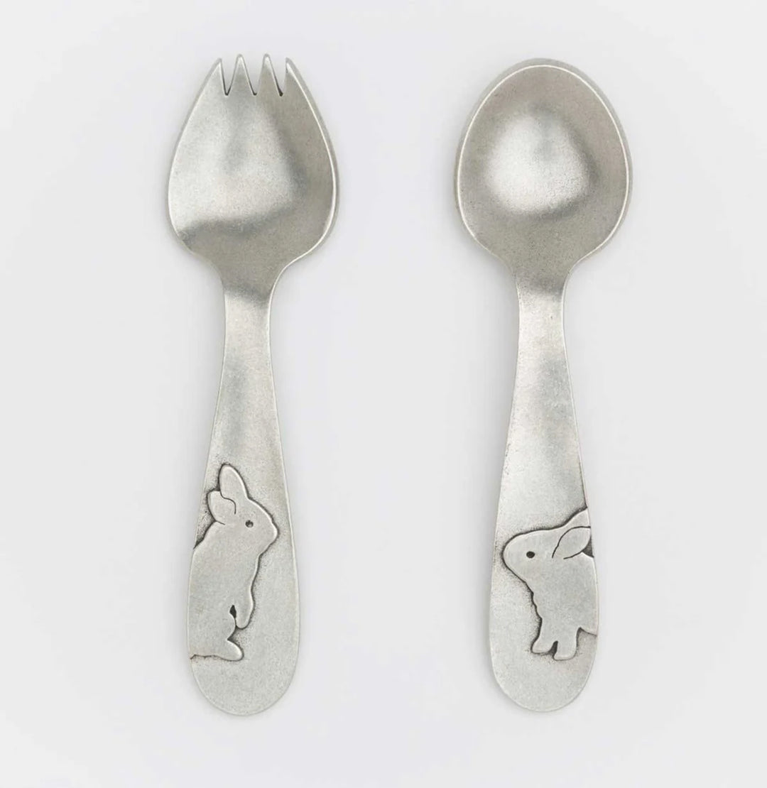 Spork and Spoon Set - Rabbit