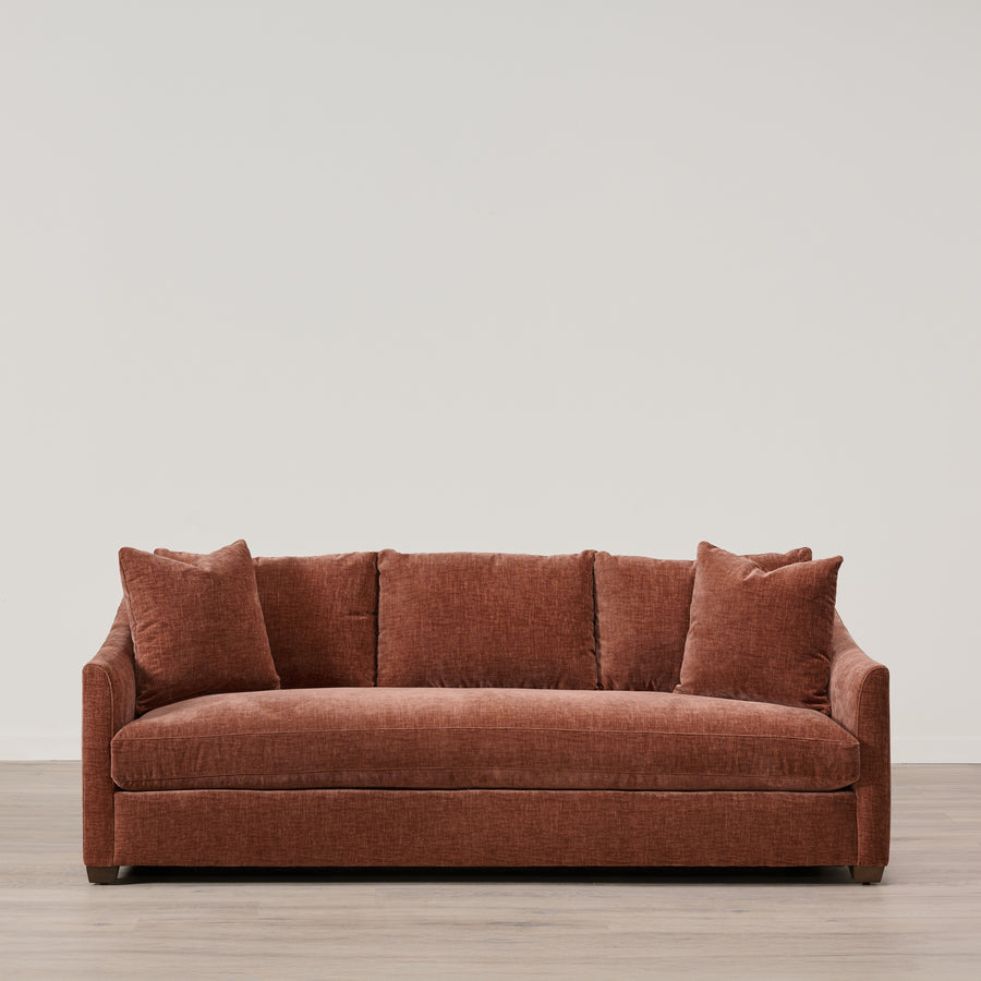 Everleigh Sofa in Warm Brick (89")