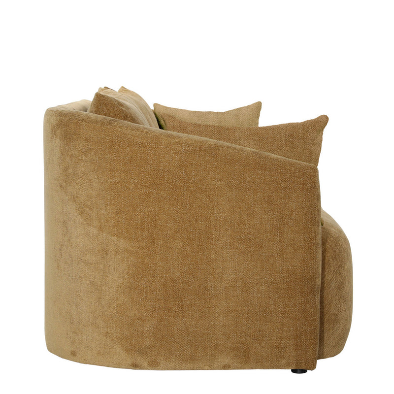 Malcom Upholstered Sofa in Camel (100")