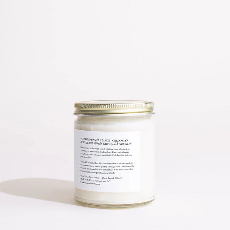 Minimalist Sunday Morning Candle by Brooklyn Candle Studio