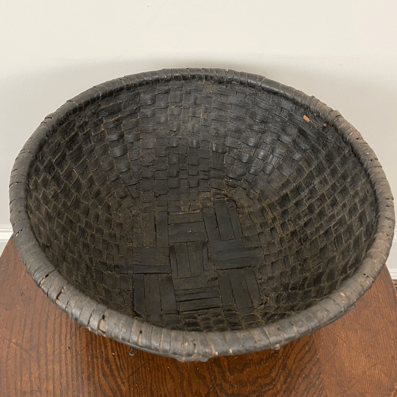 Vintage Basket From India-F