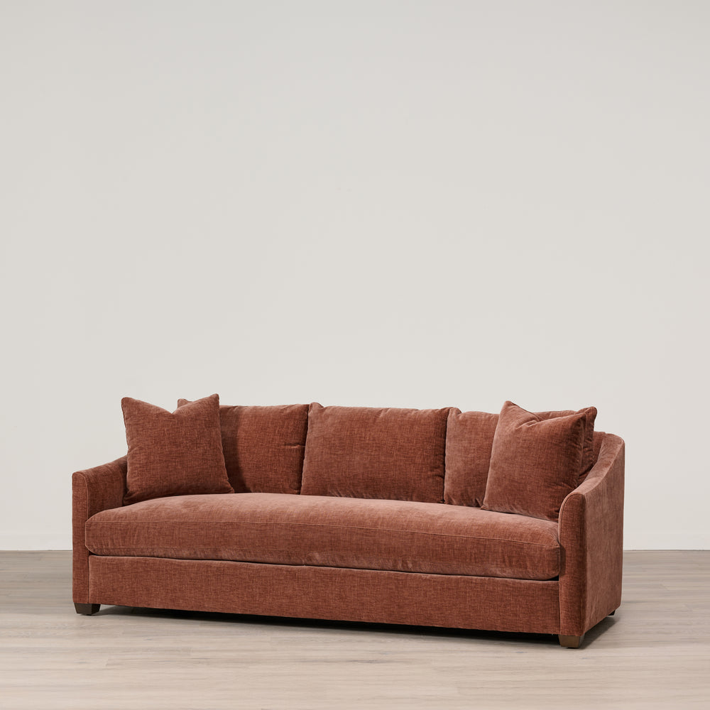 Everleigh Sofa in Warm Brick (89")