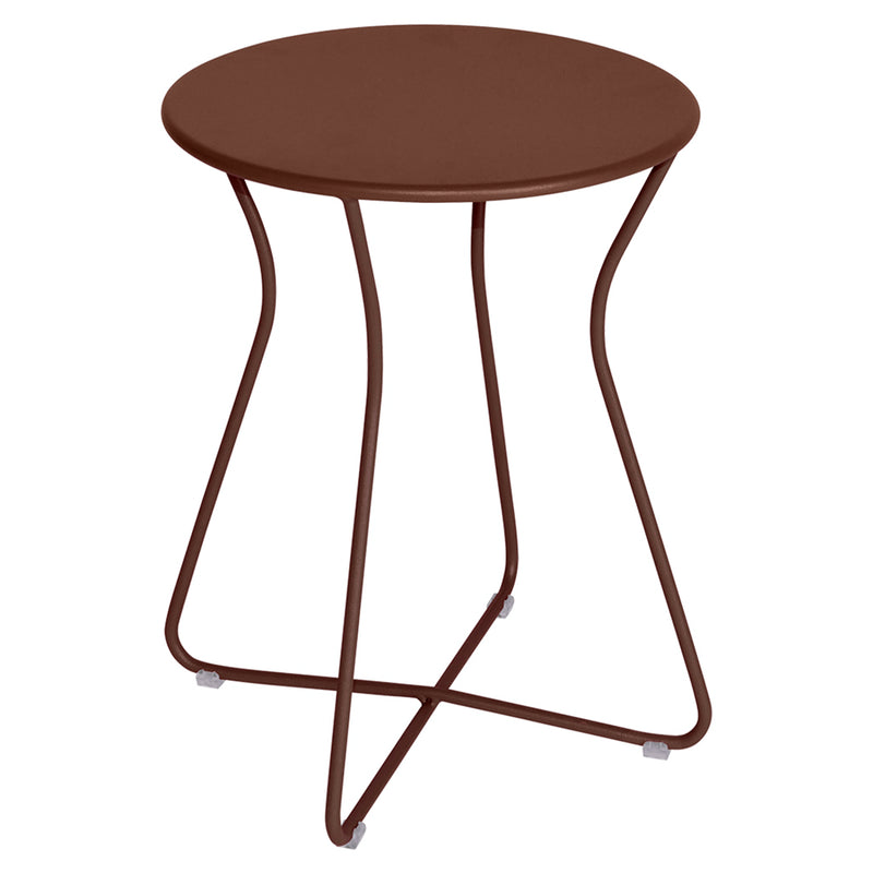 Cocotte Outdoor Stool in Red Ochre by Fermob