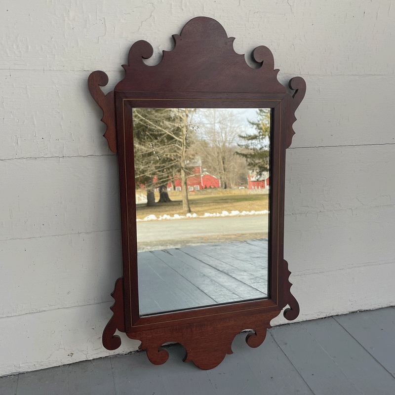 Antique Ca. 1940 Chippendale Mirror