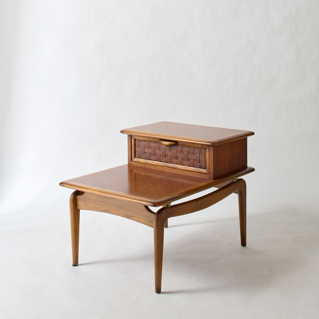 Vintage lane end table with drawer sales