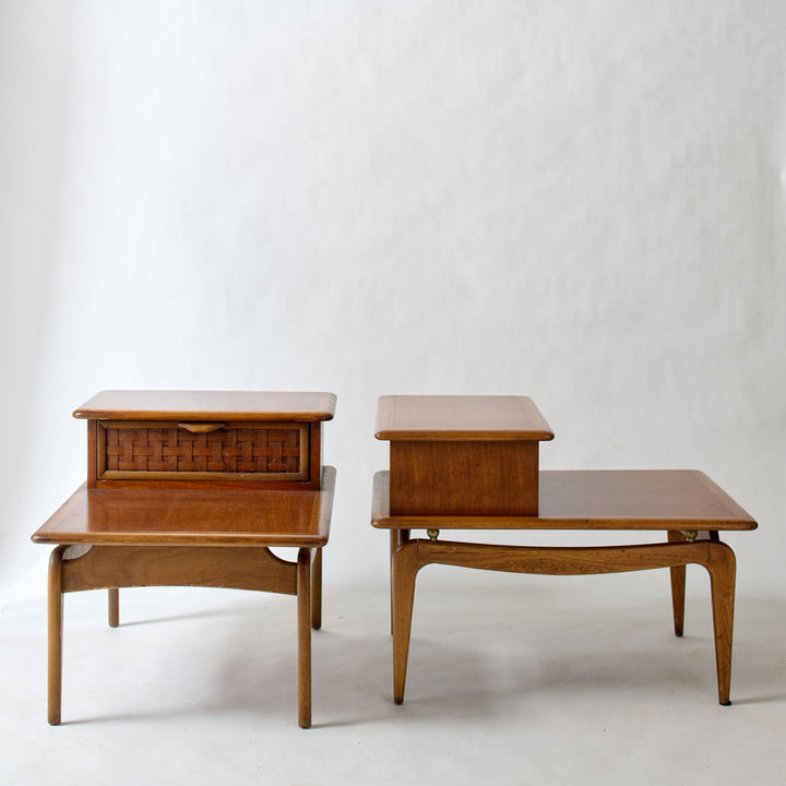 Vintage Pair of Mid Century Modern "Lane" End Tables