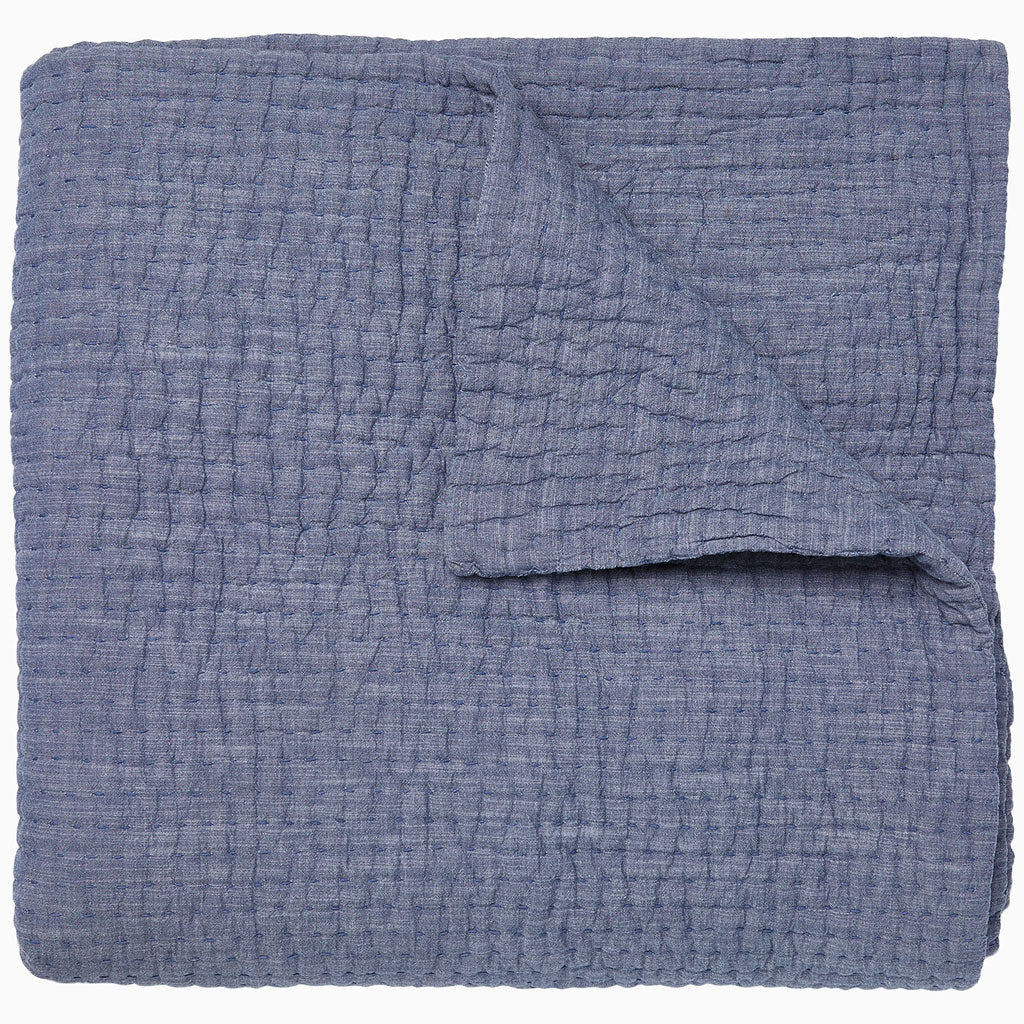 Vivada Indigo Queen Coverlet