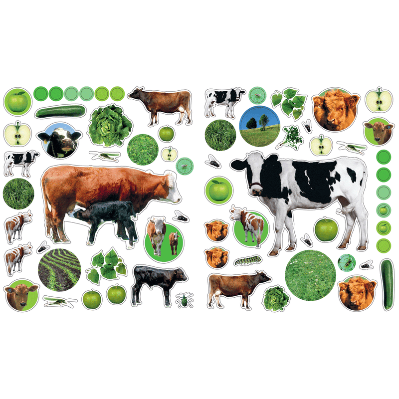 Eyelike On the Farm Sticker Book 400 Reusable Stickers Inspired by Nature
