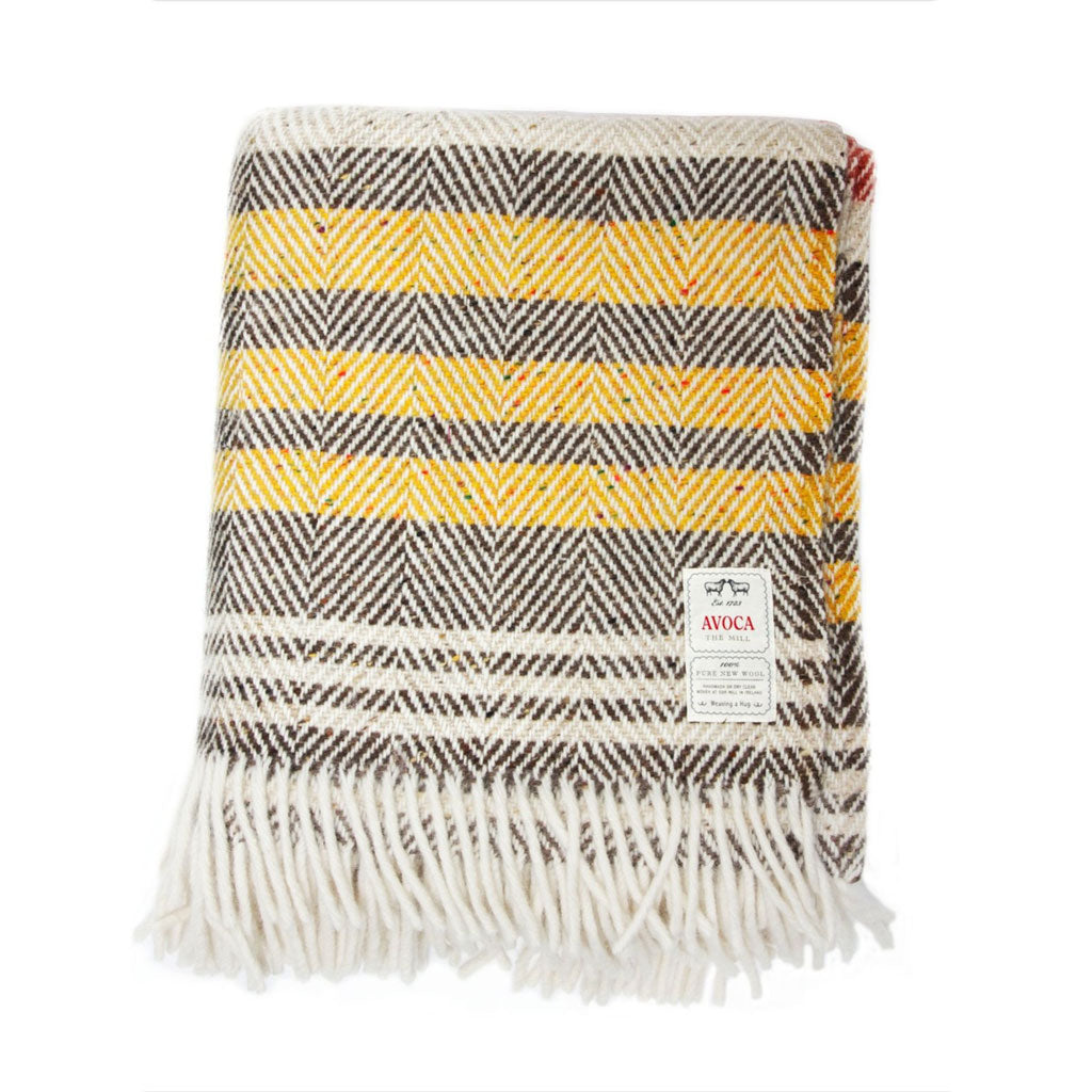 Avoca heavy 2025 herringbone throw