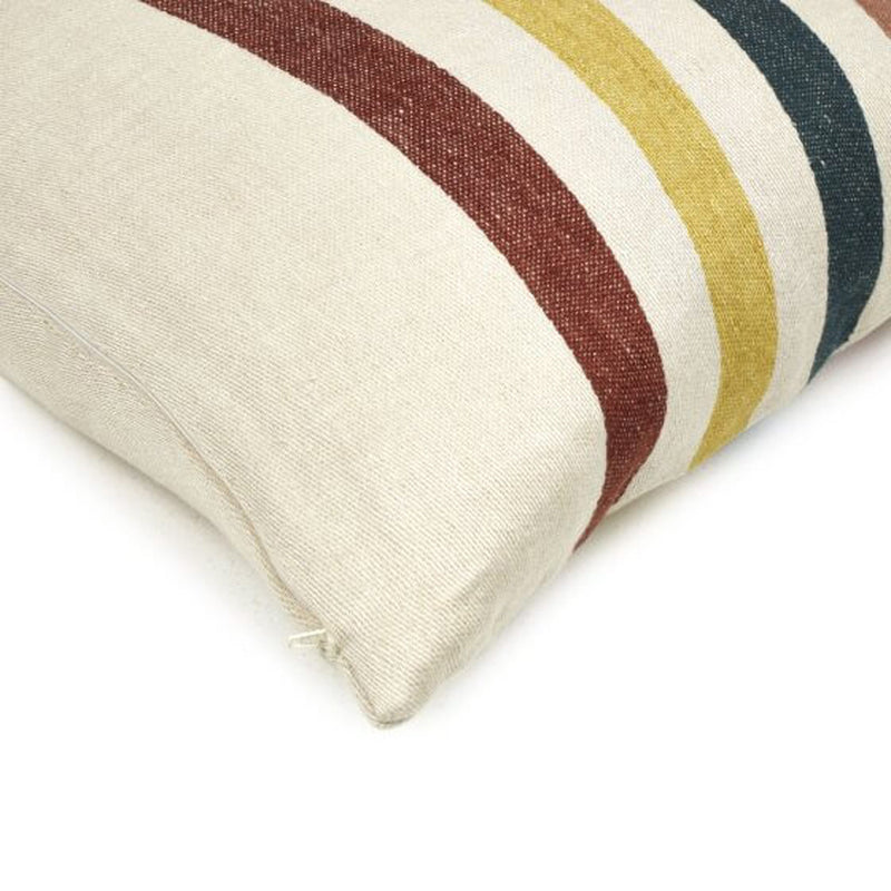 The Belgian Pillow Lake Stripe 20x20 w/ Filler