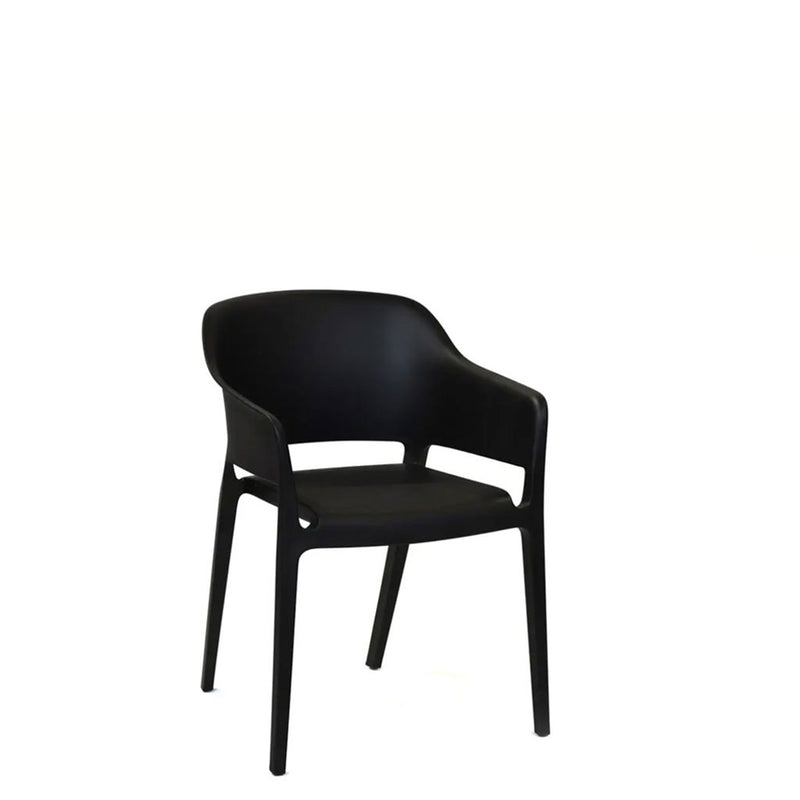 Fulton Outdoor Dining Chair in Black
