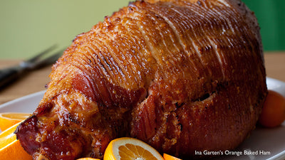 Baked Easter Ham with Bourbon Orange Glaze (from our archives)