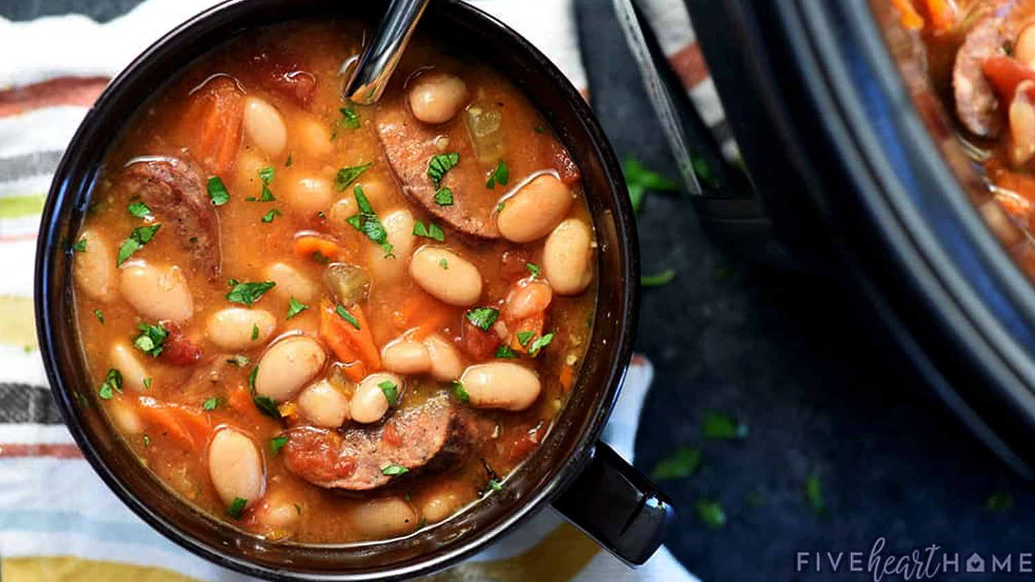 White Bean & Andouille Sausage Cajun Soup Hammertown