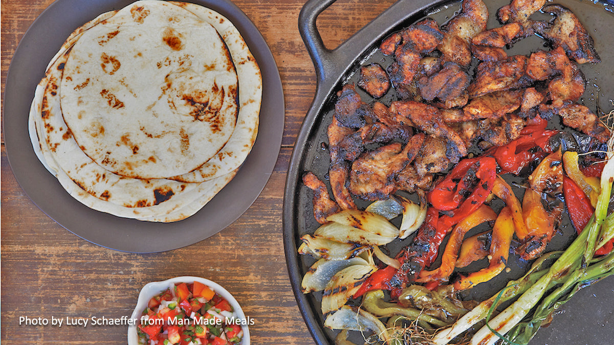 Pork Tenderloin Fajitas (by Steven Raichlen)