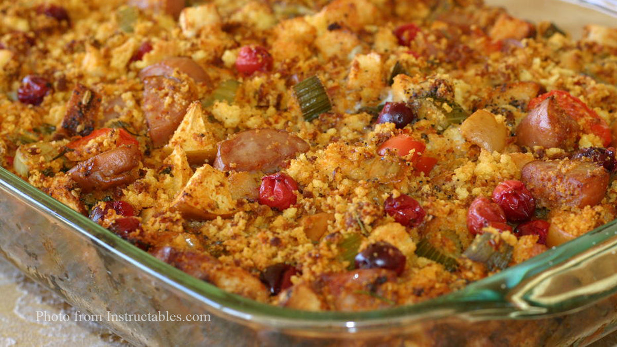 Joan & Vicki's Cranberry-Cornbread Stuffing