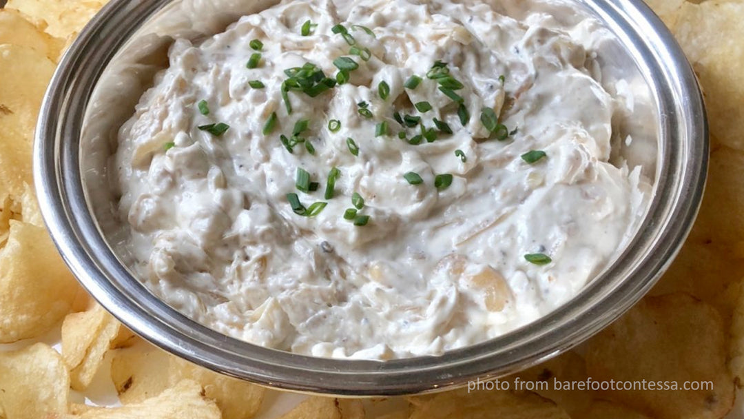 Pan-Fried Onion Dip from Ina Garten