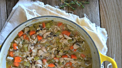 Leftover Turkey & Wild Rice Soup (from our archives)