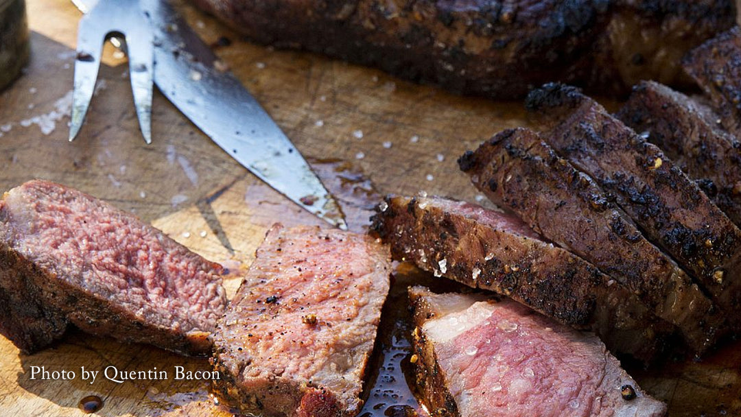 Grilled N.Y. Strip Steaks  (from Ina Garten)