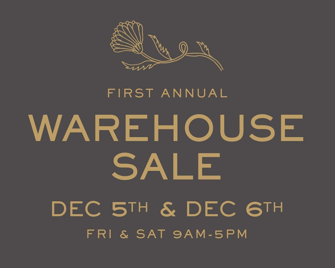 Starting Friday! Warehouse Sale
