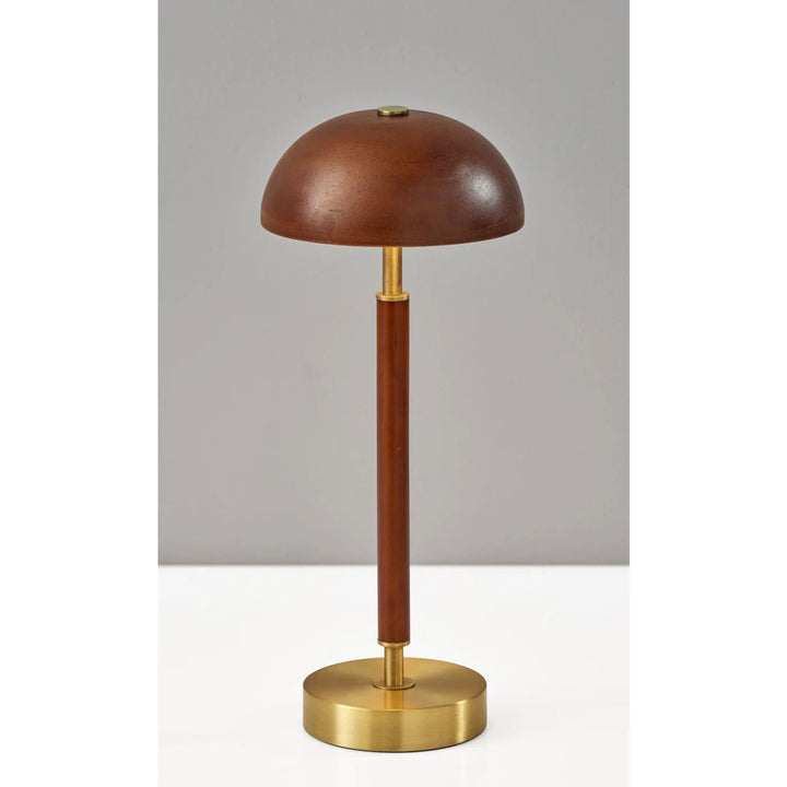 Ronny LED Cordless Table Lamp Walnut