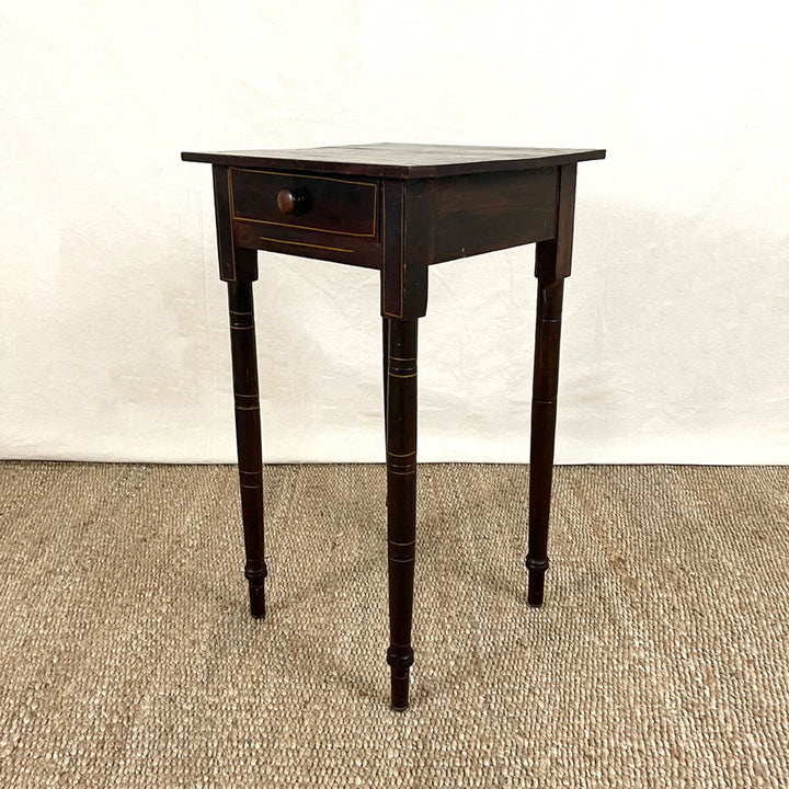 Antique Hitchcock One Drawer Stand C. 1840