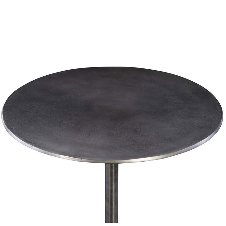 Bella Accent Table in Antique Nickel