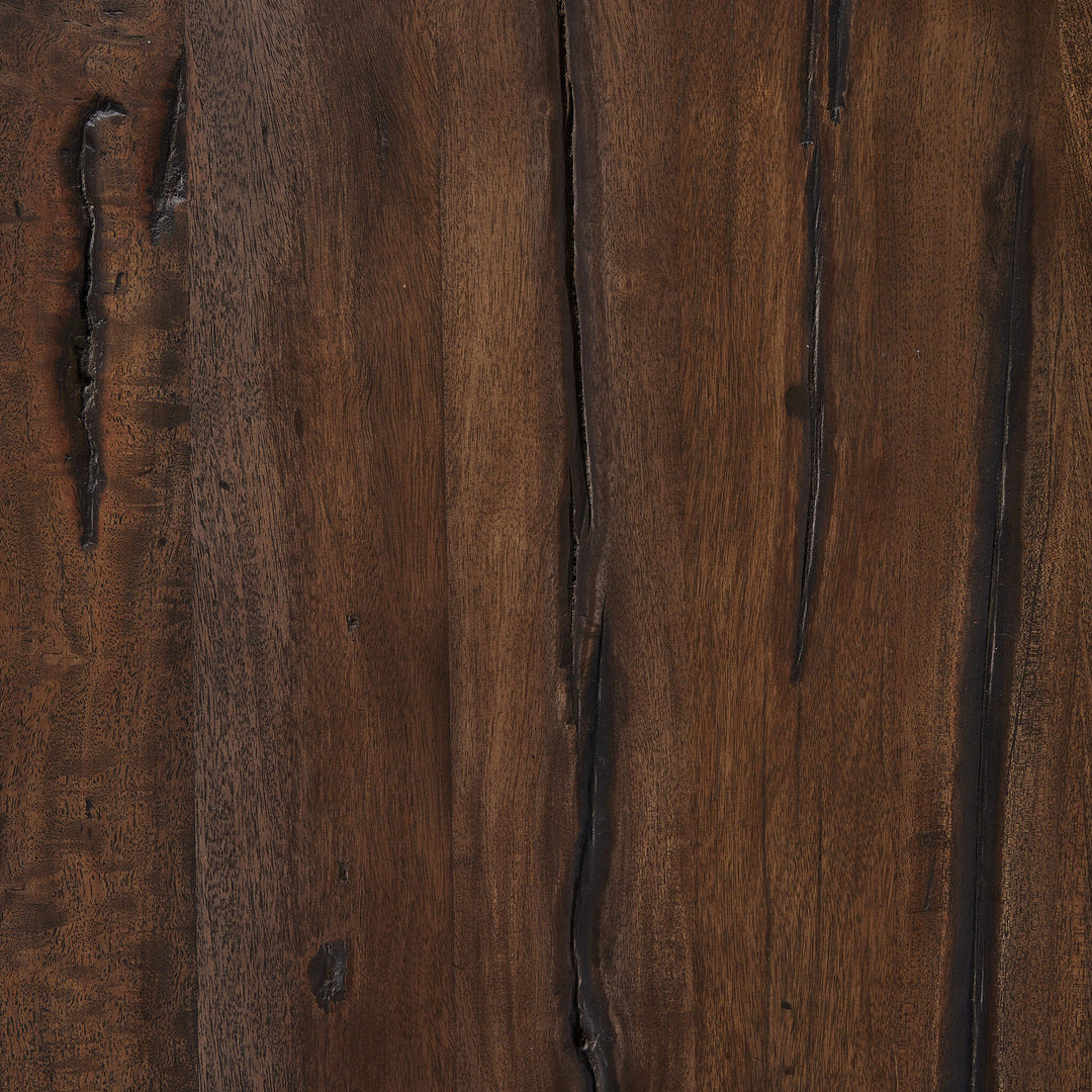 Rivi End Table in Aged Belgium Bleach