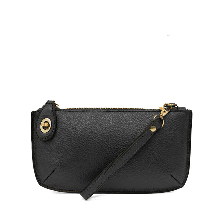 Black Mini Crossbody Wristlet Clutch