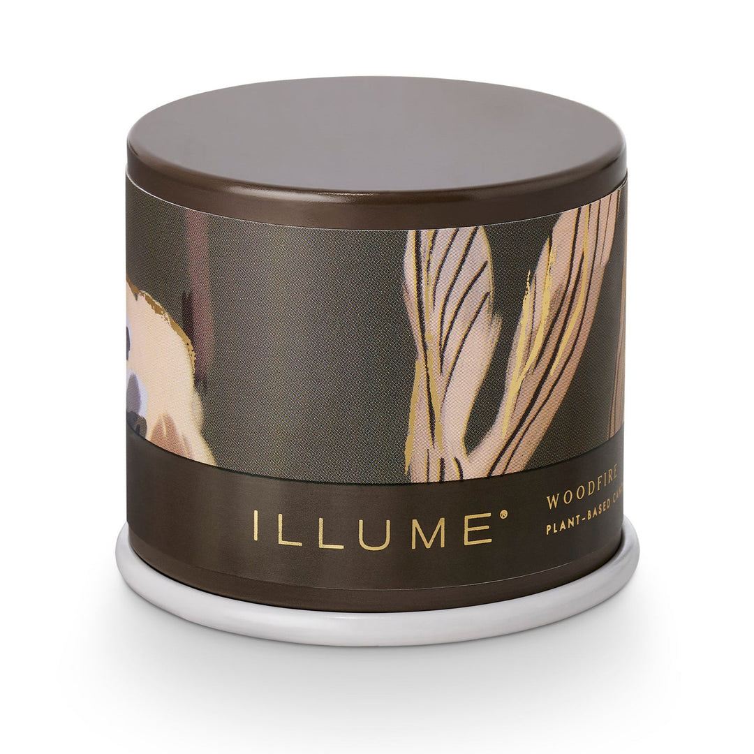 Woodfire Demi Vanity Tin Candle