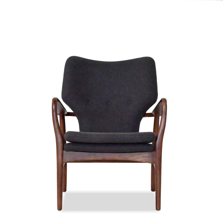 Ileen Chair In Grey Wool