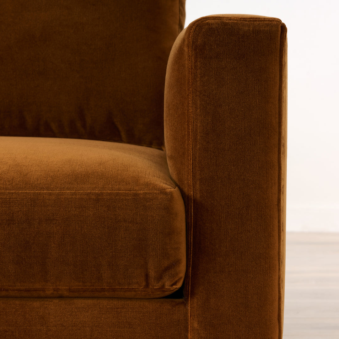 Beam Sofa in Cognac (90")
