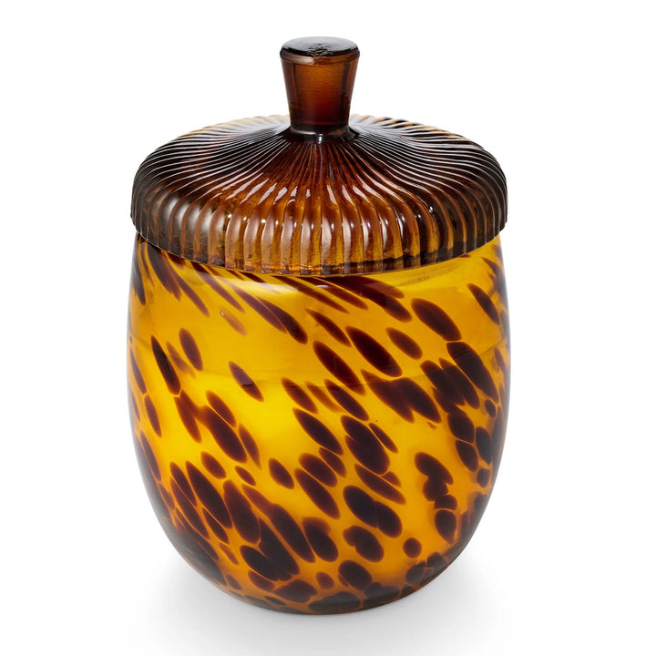 Woodfire Glass Acorn Candle