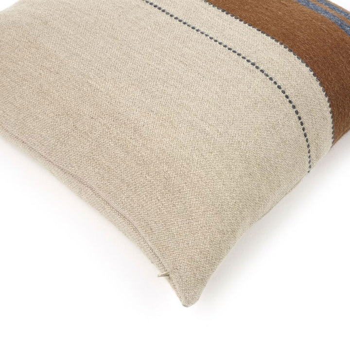 The Highland Stripe Pillow Cover in Smoke 25x25
