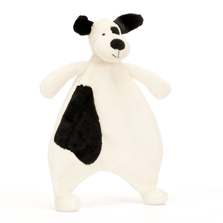 Bashful Black & Cream Puppy Comforter