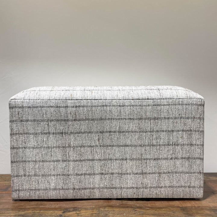 Vintage Rug Small Rectangular Ottoman -  1024-REC-B