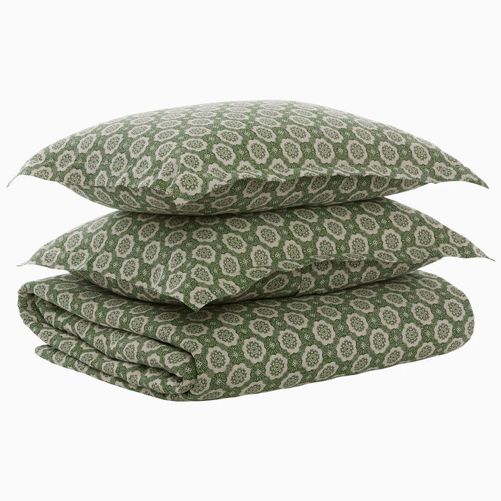 Atulya Moss King Duvet Set