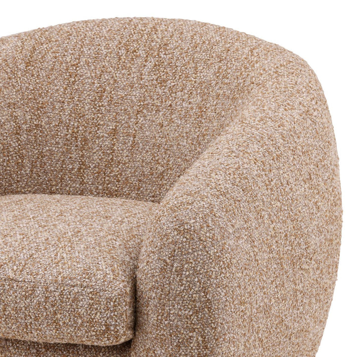 Presley Occasional Chair Upholstered in Brown