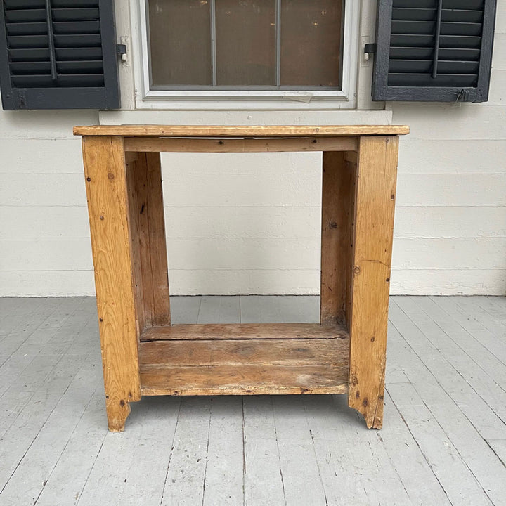 Antique English Pine Primitive Stand