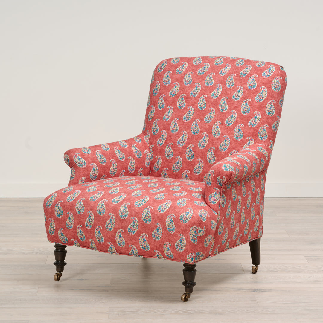 Alma Chair Upholstered in Gigi Poppy