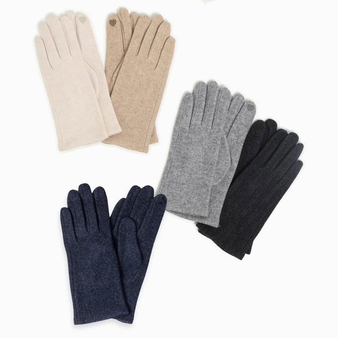 Chic Plain Gloves in Camel