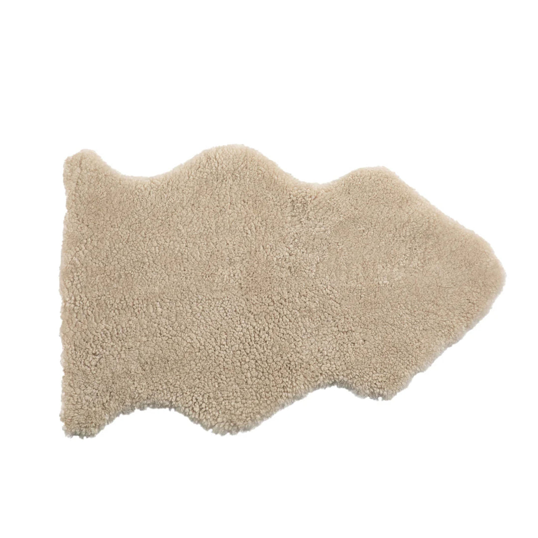 Extra Curly Sheepskin Single Oatmeal