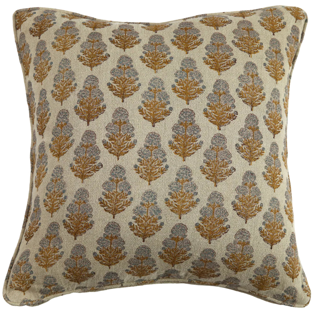 Marigold Mustard Pillow w/ Insert 22x22 Double Sided Print