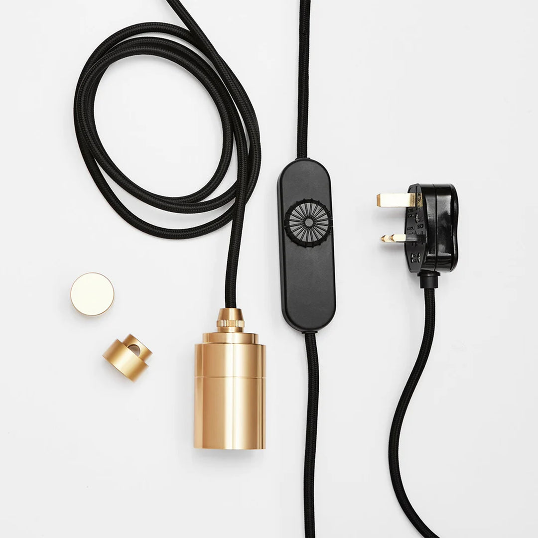 Brass Pendant, Plug & Play US