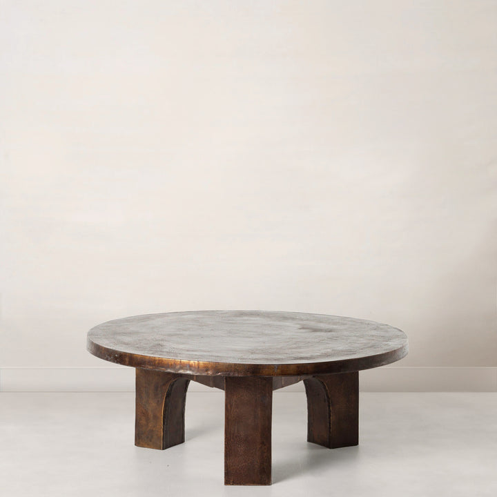 Fable Indoor/Outdoor Coffee Table in Antique Rust