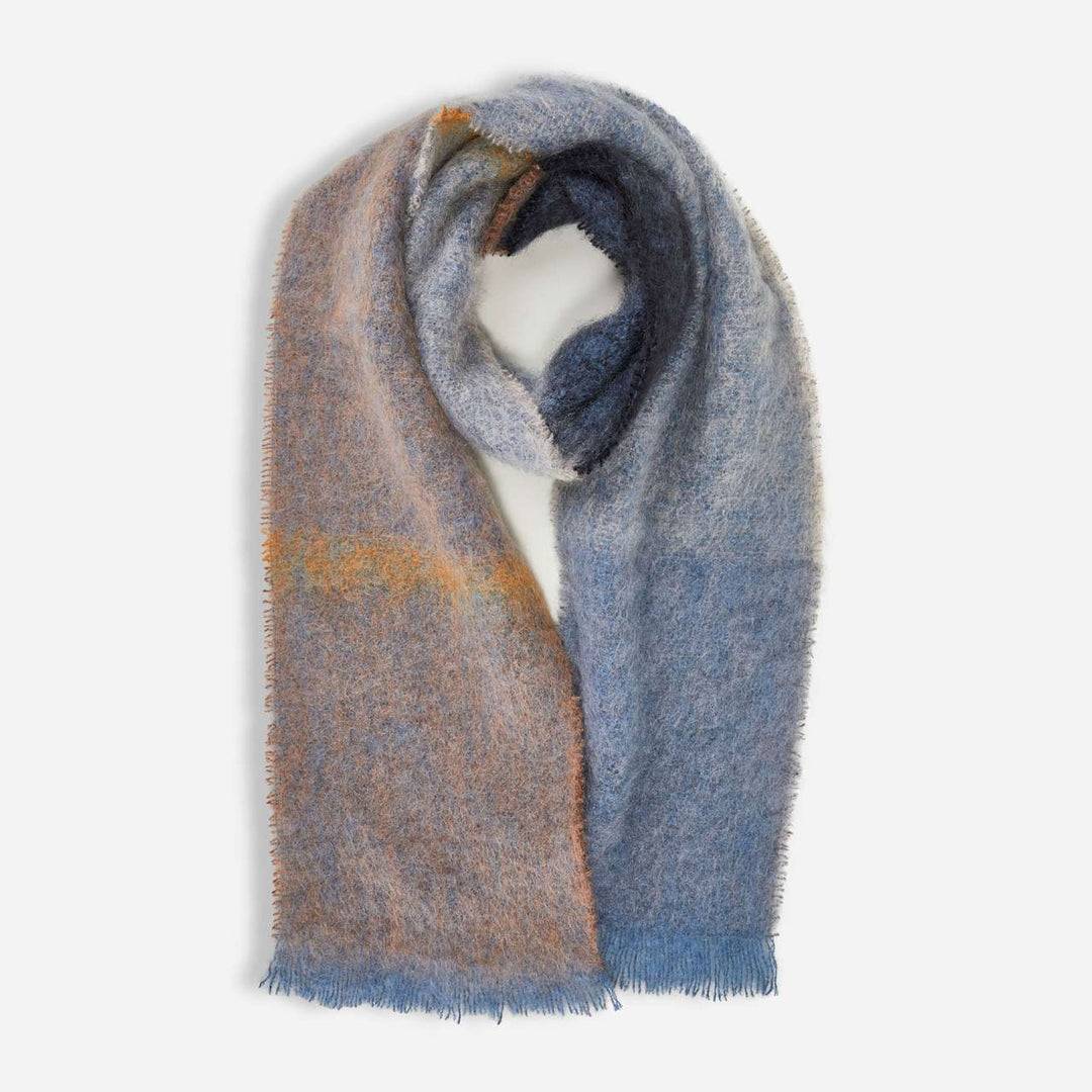 Boher Mohair Extra Long Scarf in Cocoa